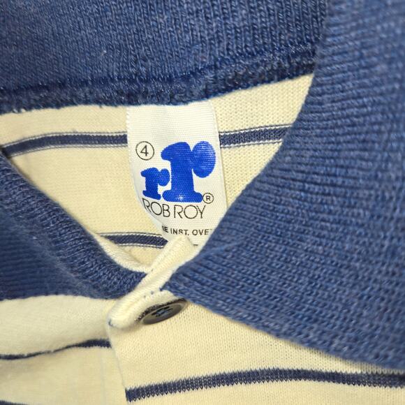 Vintage Rob Roy Boy's Size 4 Shirt Lot of 3 Polo Long Sleeve Button Up 1960s - Picture 14 of 16